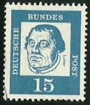 Stamps Germany -  MARTIN LUTHER - D.B POST