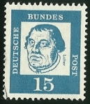 Sellos de Europa - Alemania -  MARTIN LUTHER - D.B POST