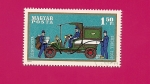 Stamps : Europe : Hungary :  Automóviles de época  Cudell 1902