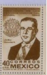 Stamps : America : Mexico :  VISITA DEL SEÑOR PRESIDENTE DE LOS ESTADOS UNIDOS DE BRASIL "Joao Goulart"