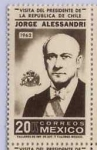 Stamps Mexico -  VISITA DEL PRESIDENTE DE LA REPUBLICA DE CHILE 