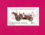 Sellos de Europa - Hungr�a -  Automóviles de época  Mercedes 1901