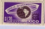Stamps : America : Mexico :  CONSEJO  INTERAMERICANO ECONOMICO Y SOCIAL "OEA 1962"