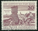 Stamps : Europe : Germany :  2000 JAHRFEIER DER STADT MAINZ - D.B POST