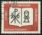 Stamps Germany -  WURTTEMBERGISCHE BIDELANSTALT - D.B POST