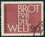 Stamps Germany -  BROT FUR DIE WELT - D.B POST