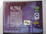 Stamps Spain -  Ed:3947 Programas de Radio ¨El Tirachinas¨(Onda Cero-Cadena Ser-Cope-RNE. Estudios:Jesús Sanchez