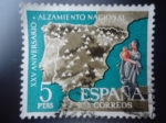 Stamps : Europe : Spain :  Ed:1361- XXV Aniversario. Alzamiento Nacional- General Franco.