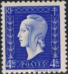 Stamps France -  MARIANNE DE DULAC 1945. Y&T Nº 695. RESERVADO