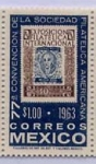Stamps : America : Mexico :  77aCONVENCION DE LA SOCIEDAD FILATELICA AMERICANA"Exposicion filatelica Internacional