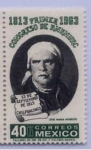 Stamps : America : Mexico :  1813 PRIMER CONGRESO DE ANAHUAC 1963 " Jose Maria Morelos"