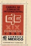 Stamps : America : Mexico :  CAMARA DE COMERCIO INTERNACIONAL " Congreso 1963"