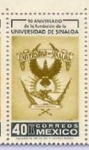 Stamps : America : Mexico :  90  Aniversario de la fundacion de la "UNIVERSIDAD DE SINALOA"