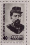 Stamps : America : Mexico :  1864  BATALLA DEL JAHUACTAL TABASCO 1964 "Coronel Gregorio Mendez"