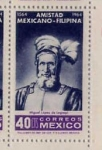 Stamps Mexico -  1564-AMISTAD MEXICANO-FILIPINA-1964 