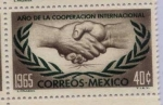 Stamps Mexico -  AÑO DE LA COOPERACION INTERNACIONAL 