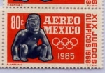 Stamps : America : Mexico :  XIX JUEGOS OLIMPICOS 1968