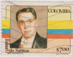Stamps Colombia -  Eduardo Santos