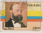 Stamps Colombia -  Santiago Pérez