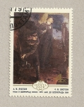 Stamps Russia -  Lenín con trabajadores