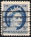 Stamps : America : Canada :  Reina Elizabeth II