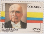 Stamps Colombia -  Marco Fidel Suárez