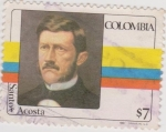 Stamps Colombia -  Santos Acosta