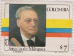 Sellos de America - Colombia -  José de Ignacio de Márquez