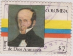 Stamps : America : Colombia :  Juan de Dios Aranzazu