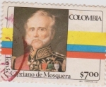 Stamps Colombia -  Tomás Cipriano de Mosquera