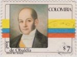 Stamps : America : Colombia :  José de Obaldía