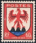 Stamps France -  ESCUDOS DE PROVINCIAS 1946. NIZA. Y&T Nº 758