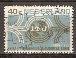 Stamps Netherlands -  Centenario de ITU-Unión Internacional de Telecomunicaciones.