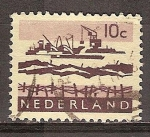 Sellos del Mundo : Europa : Holanda : Excavación de Delta.