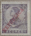 Sellos de Europa - Portugal -  azores correio 1914