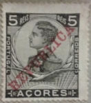 Stamps Portugal -  azores correio 1914