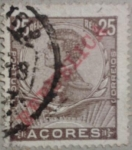 Stamps : Europe : Portugal :  azores 1914