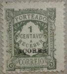 Stamps : Europe : Portugal :  azores correio porteado 1914