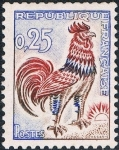 Stamps : Europe : France :  GALLO DE DECARIS 1962. Y&T Nº 1331