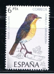 Stamps Spain -  Edifil  2820  Pájaros.  