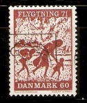 Stamps : Europe : Denmark :  REFUGIADOS