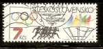 Stamps Czechoslovakia -  ANIVERSARIO  DEL  COMITE  OLÌMPICO
