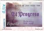 Stamps Spain -  Diarios  Centenarios-EL PROGRESO         (O)