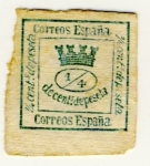 Sellos del Mundo : Europa : Espa�a : Correo Ed 1873