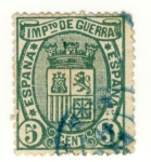 Stamps Spain -  Impuesto GuerraEd 1875