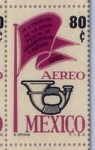 Stamps Mexico -  IX CONGRESO DE LA UNION POSTAL DE LAS AMERICAS Y ESPAÑA 1966