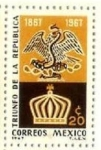 Stamps : America : Mexico :  TRIUNFO DE LA REPUBLICA 1867 - 1967