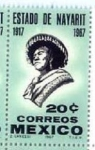 Stamps : America : Mexico :  ESTADO DE NAYARIT 1917 - 1967