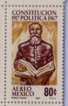 Stamps : America : Mexico :  CONSTITUCION POLITICA 1947 - 1967  "  Carranza "