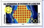 Stamps Mexico -  LIGA INTERNACIONAL DE SOCIEDADES DE LA CRUZ ROJA
